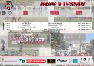 Previa CD Puente Castro FC: Horarios y partidos de la jornada del 31 de octubre y 1 de noviembre